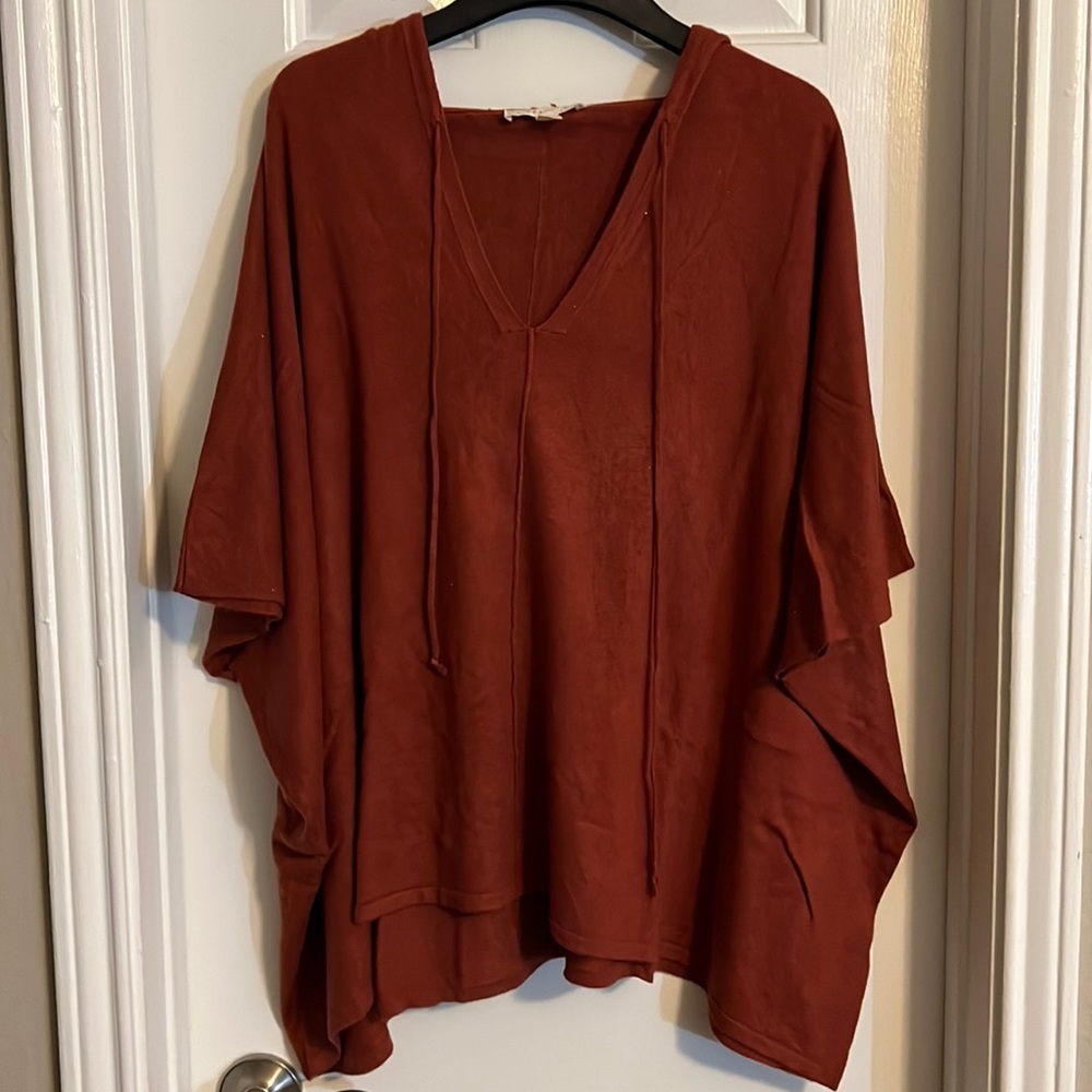 Lovestitch Size Small/Medium hooded poncho
